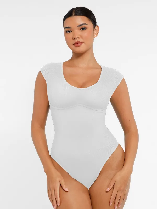 Feelingirl Bodysuit Tummy Control Shapewear Body Shaper Jumpsuit Top Going Out Shirt sold by FeelinGirl