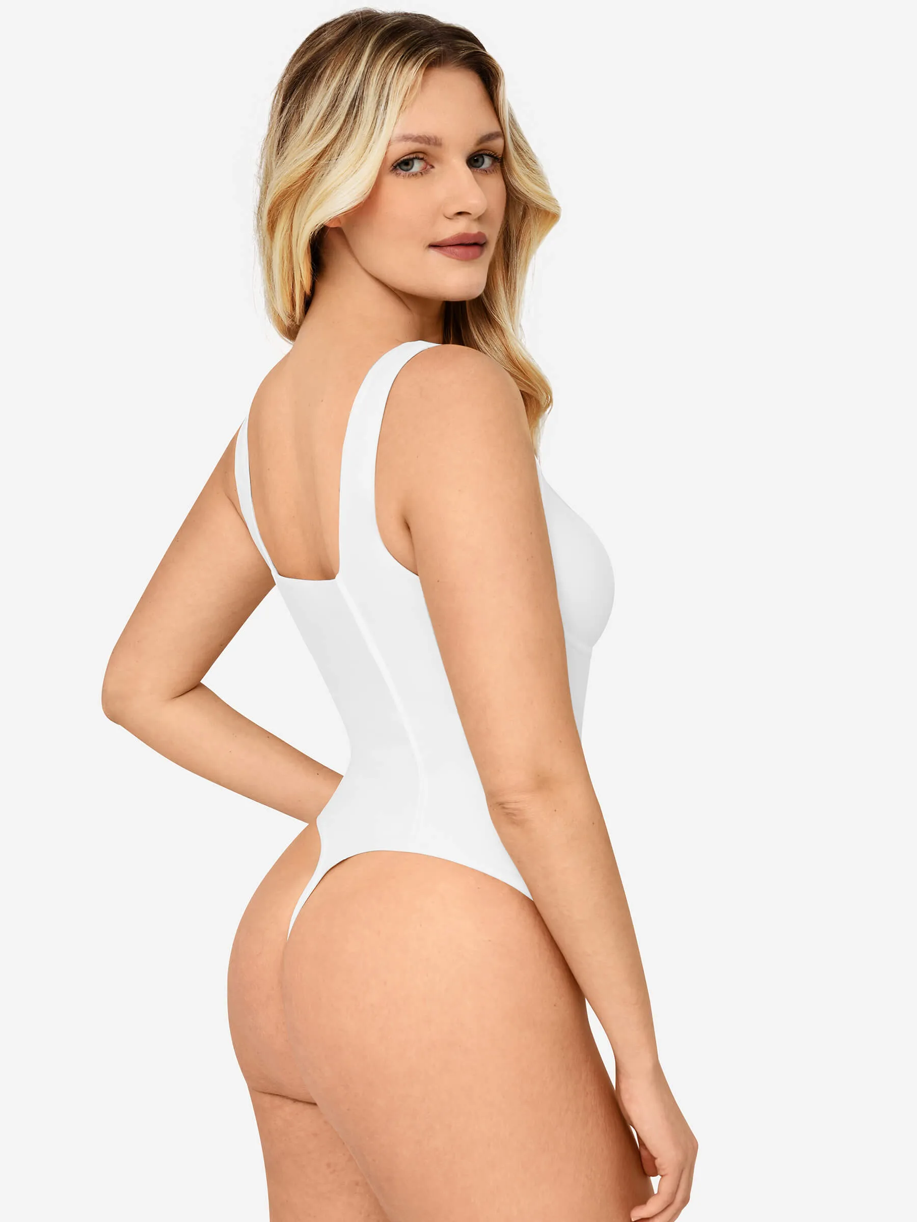 V-Neck Everyday Seamless Bodysuit sold by FeelinGirl product image thumbnail 5