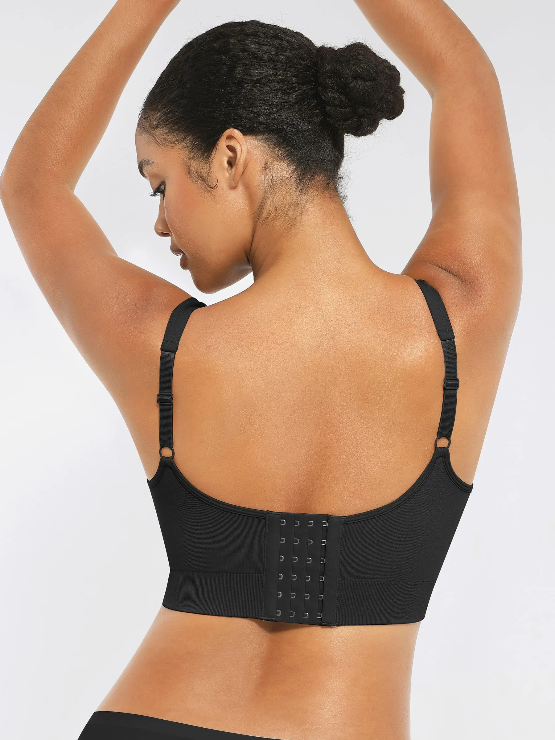 Feelingirl Seamless Comfort Bra with Smoothing Support and Adjustable Straps sold by FeelinGirl product image thumbnail 4