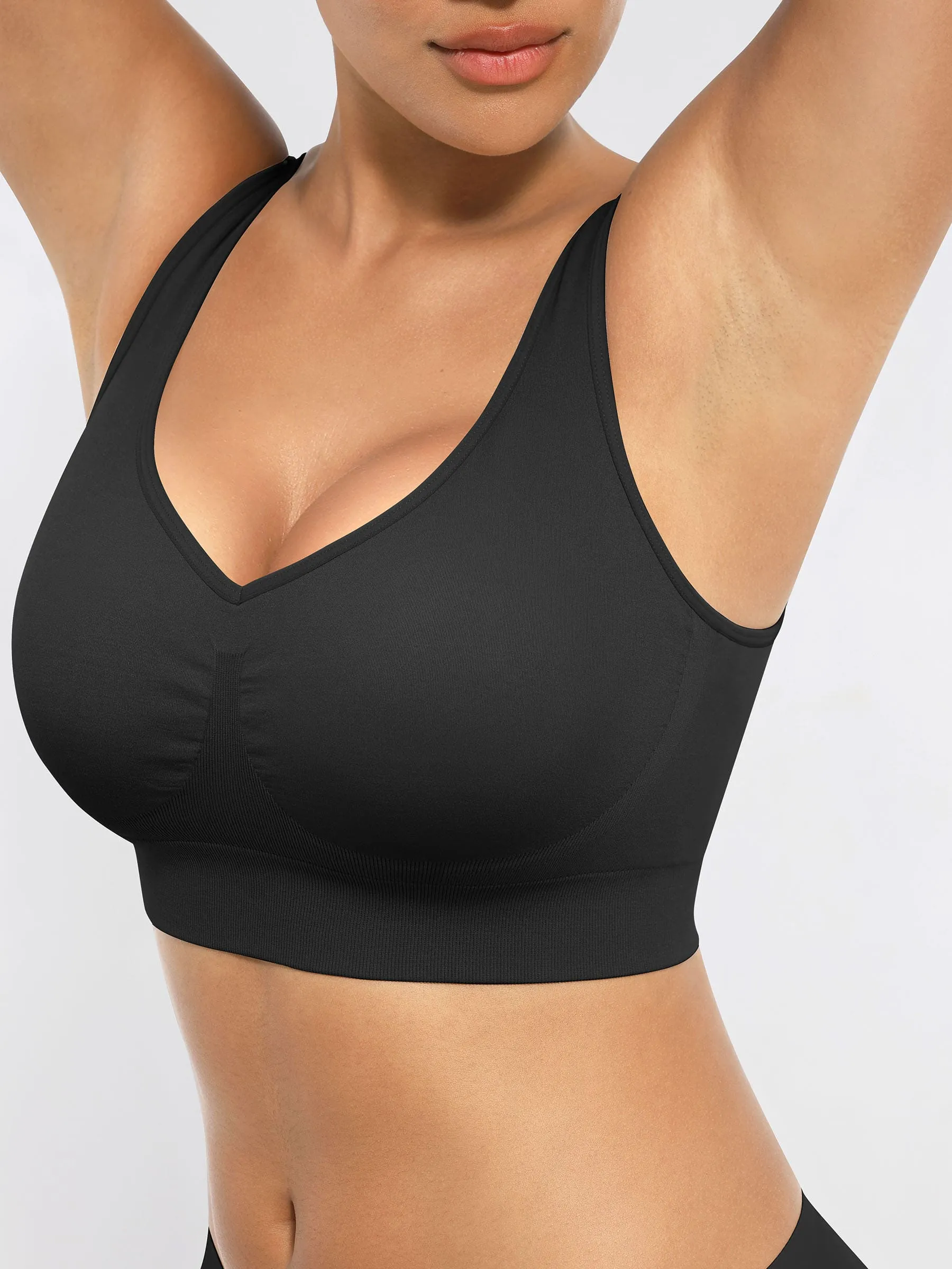 Feelingirl Seamless Comfort Bra with Smoothing Support and Adjustable Straps sold by FeelinGirl product image thumbnail 5