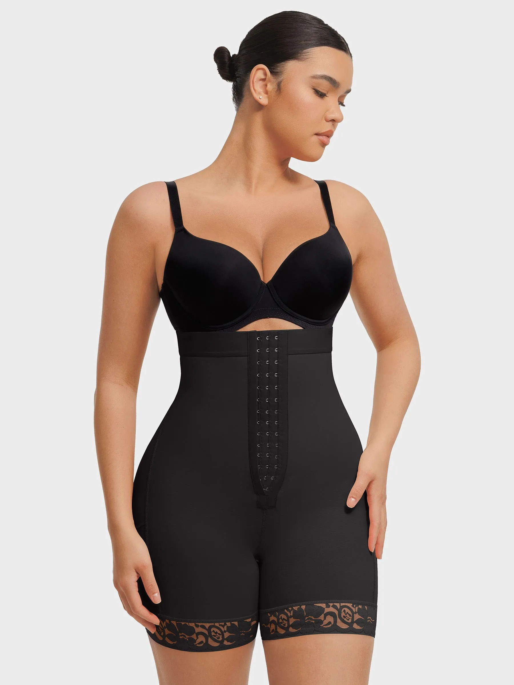 Feelingirl Butt Lifting Body Shaper with Zip Crotch Smooth Tummy Control sold by FeelinGirl product image thumbnail 4