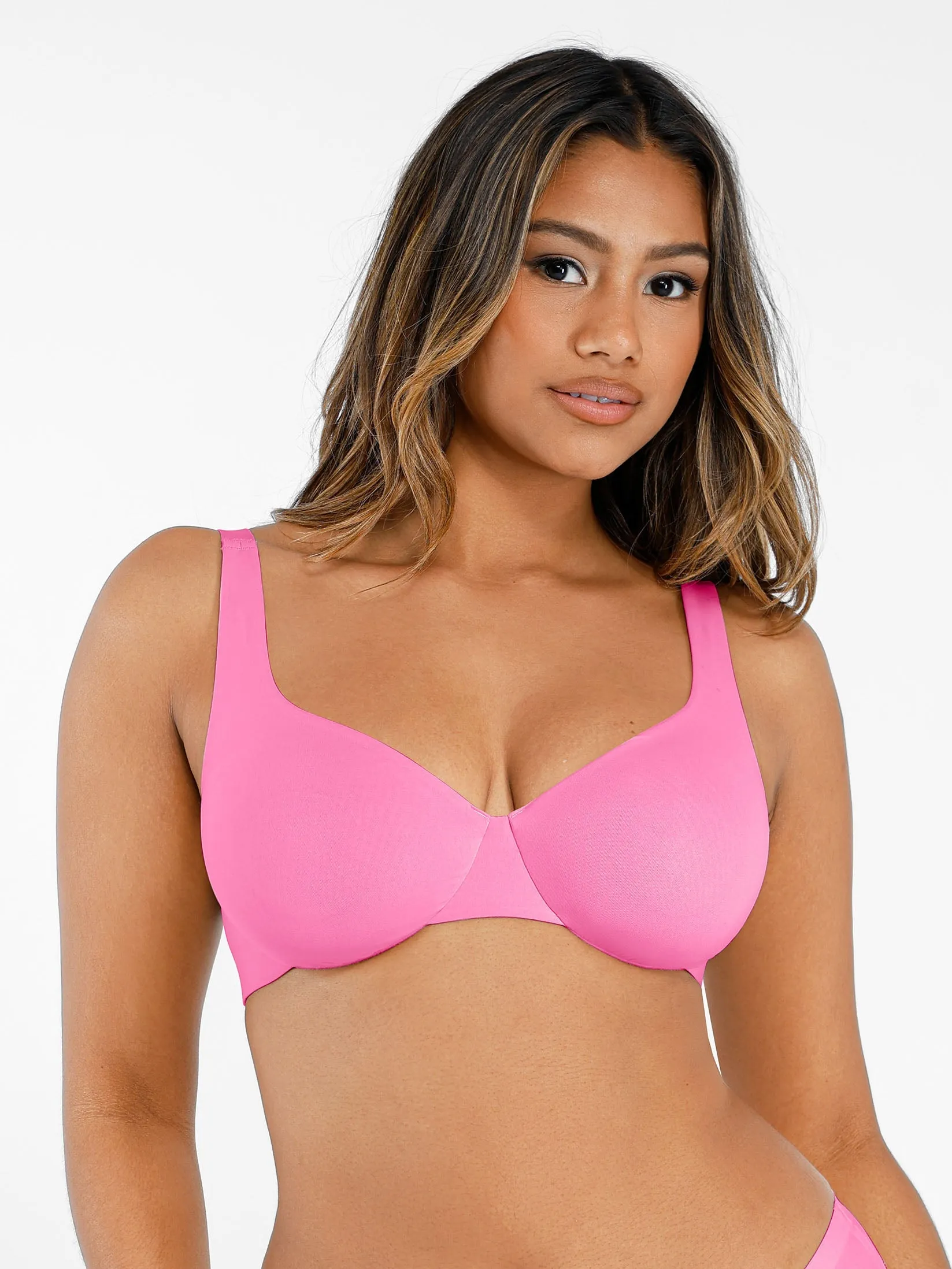 Feelingirl Underwire Adjustable Deep V-neck Bra sold by FeelinGirl product image thumbnail 3