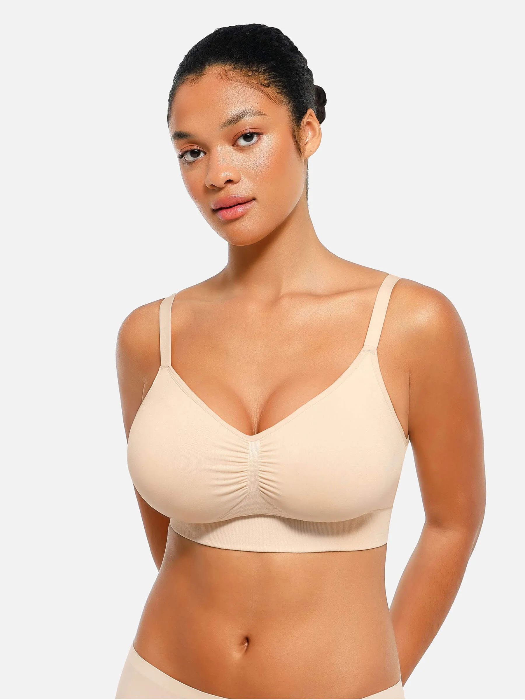 Feelingirl Seamless Everyday Bra with Built-In Soft Padding sold by FeelinGirl product image thumbnail 4