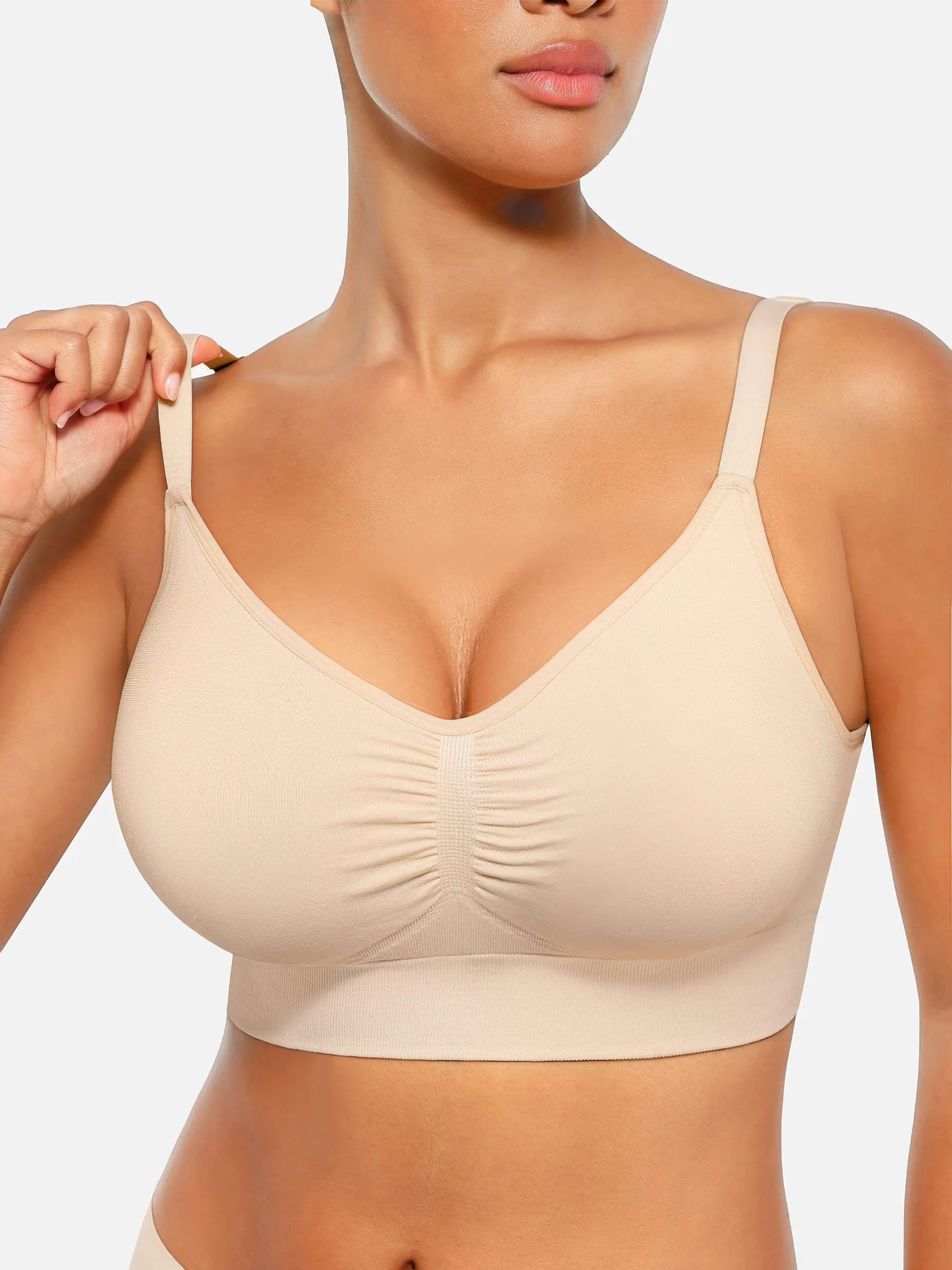 Feelingirl Seamless Everyday Bra with Built-In Soft Padding sold by FeelinGirl