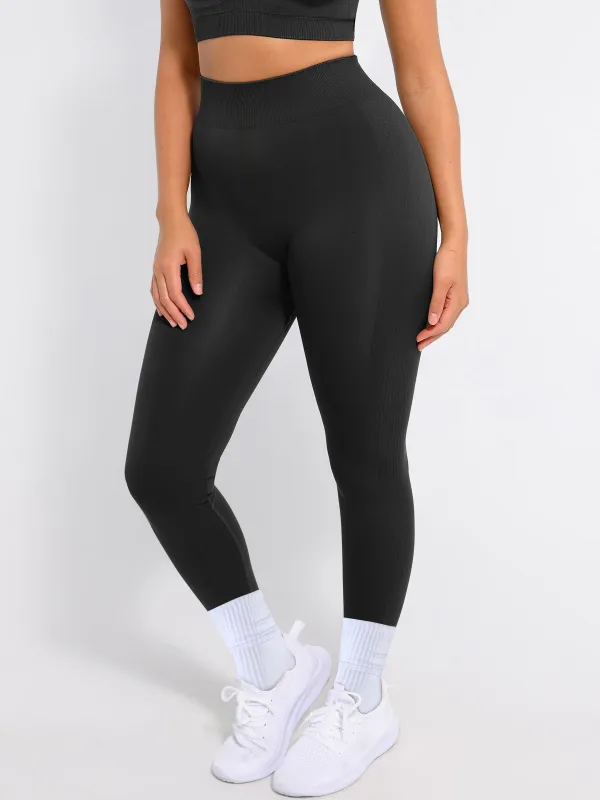 Feelingirl Seamless High Waisted Yoga Leggings for Tummy Control and Leg Sculpting sold by FeelinGirl