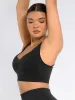 Feelingirl Seamless Racerback Sports Bra with Removable Pads and Support Fit sold by FeelinGirl