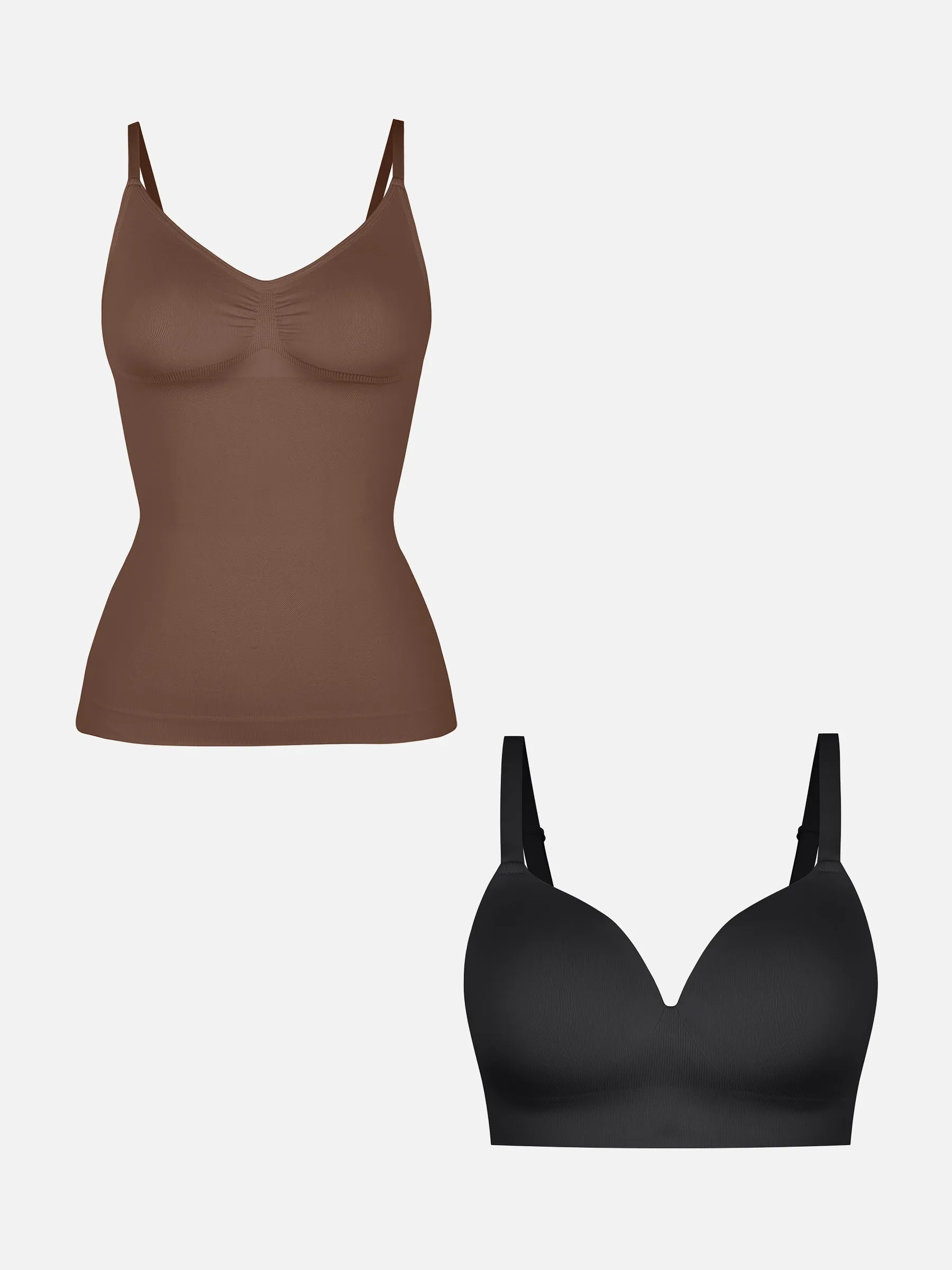 Feelingirl Push-Up Seamless Bra + Shaper Tank Top sold by FeelinGirl