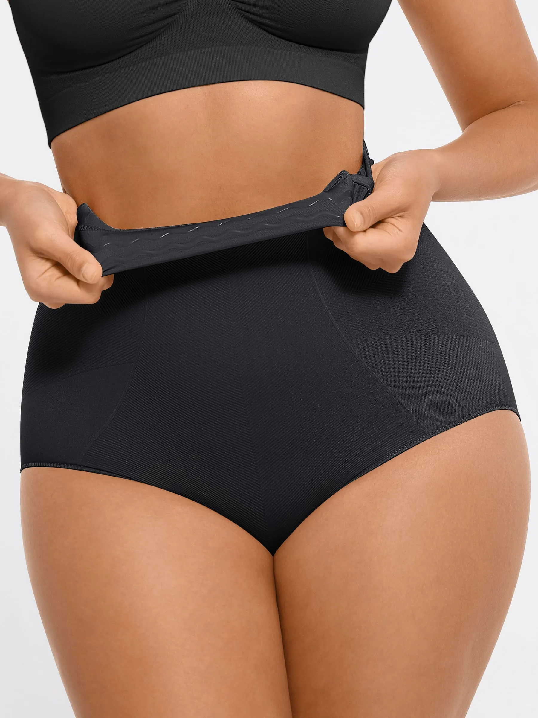 Feelingirl High-Waisted Tummy Control Seamless Shapewear Briefs sold by FeelinGirl product image thumbnail 2
