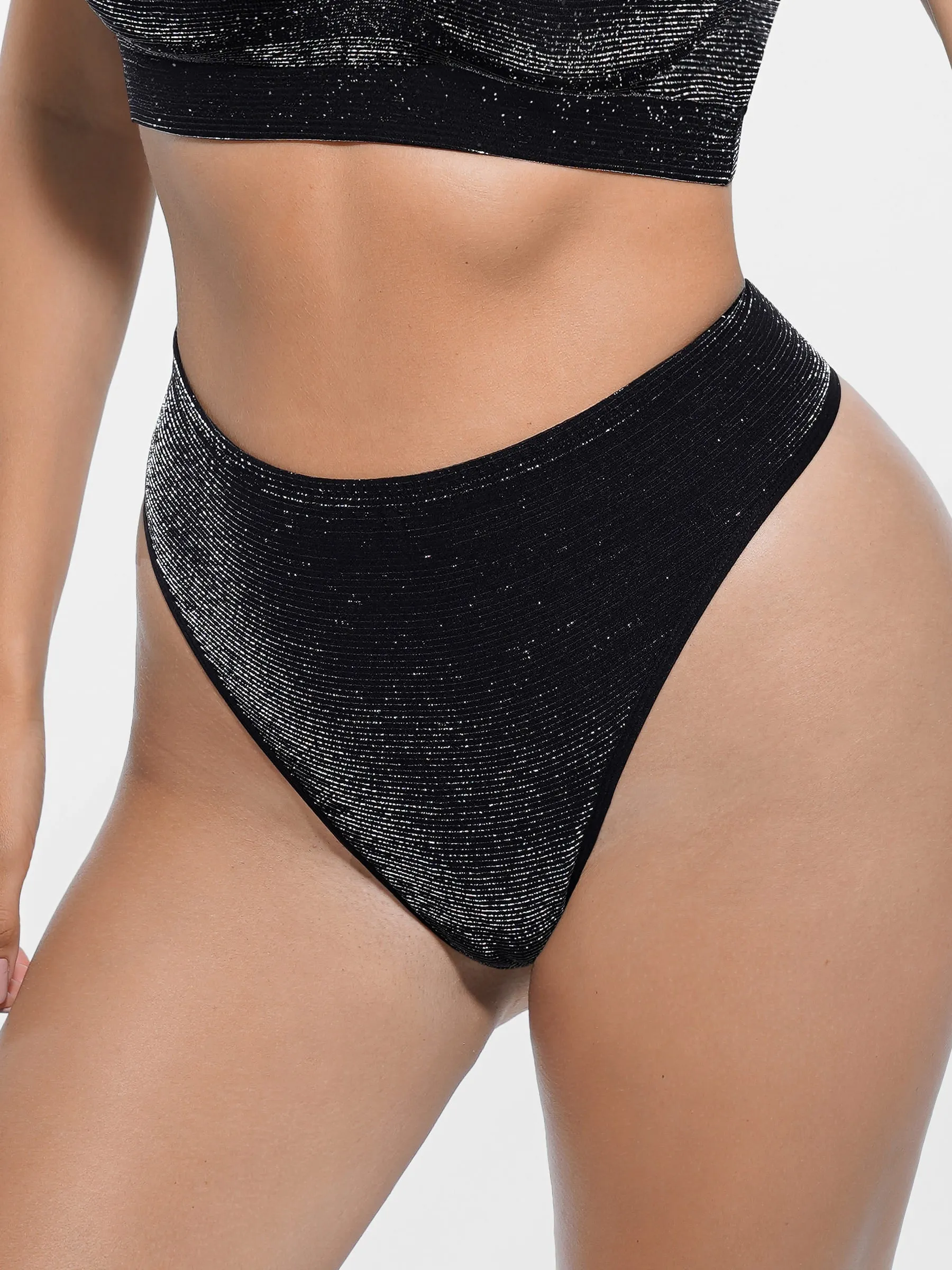 Feelingirl Seamless Shimmer Low-Rise Thong sold by FeelinGirl product image thumbnail 3