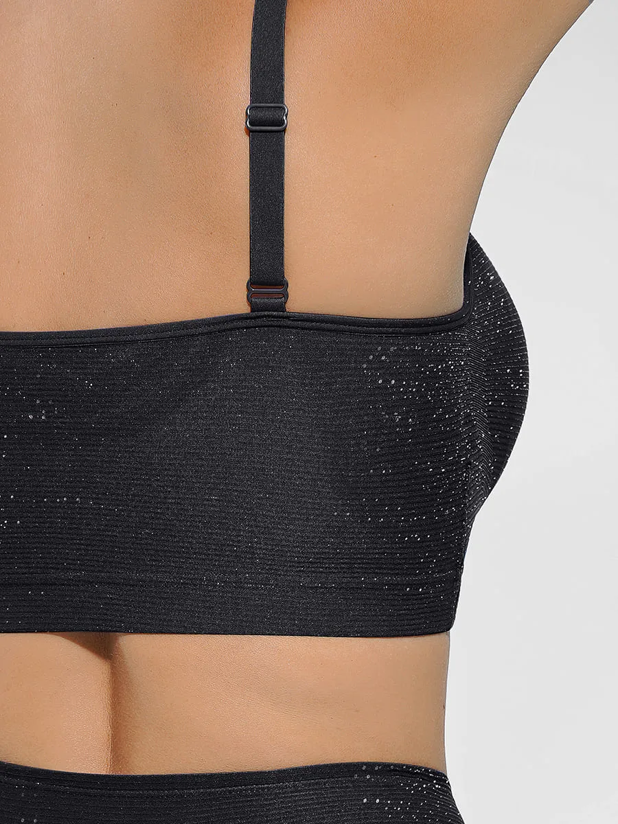 Feelingirl Invisible Shimmer Wireless Comfort Bra & Panty sold by FeelinGirl product image thumbnail 5