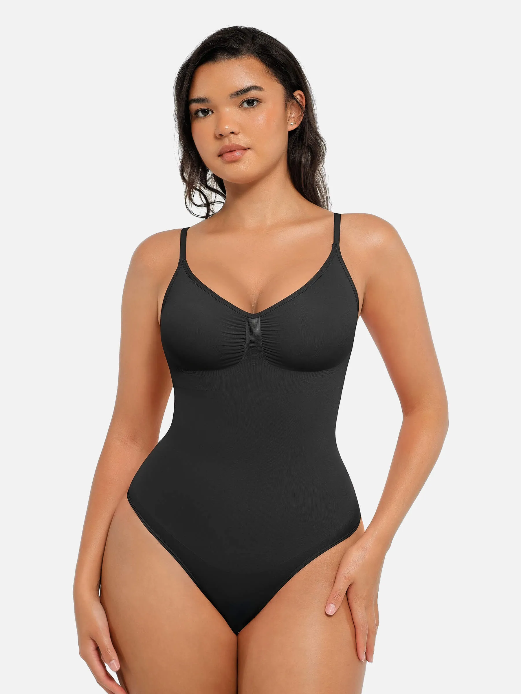 Feelingirl Seamless Tummy Control Shapewear Bodysuit sold by FeelinGirl product image thumbnail 4
