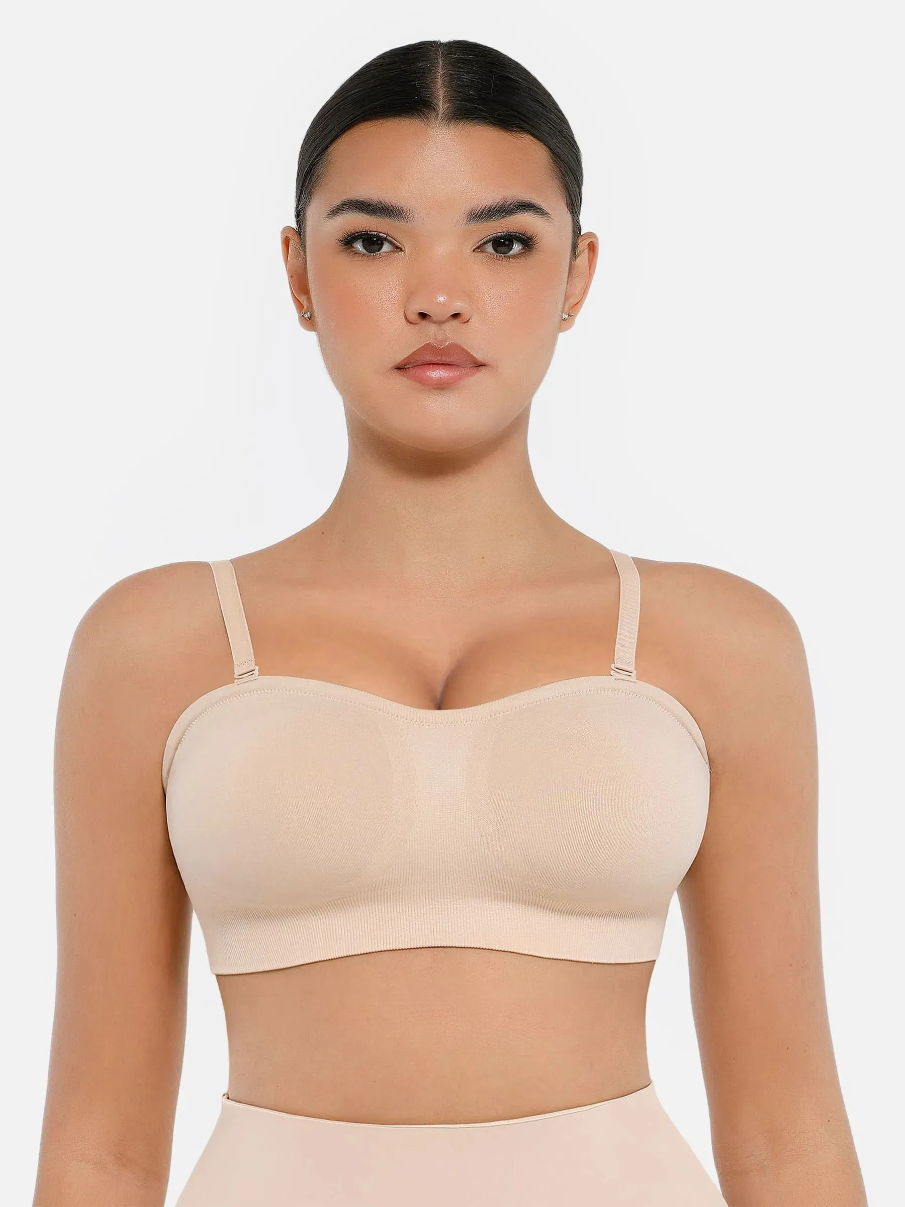 Feelingirl Seamless Strapless Anti-Slip Bra With Removable Pads sold by FeelinGirl