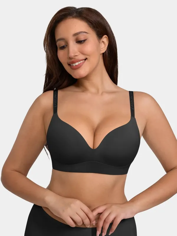 Feelingirl Cloud Soft Wireless Bra Seamless Lift Support Everyday Wear sold by FeelinGirl