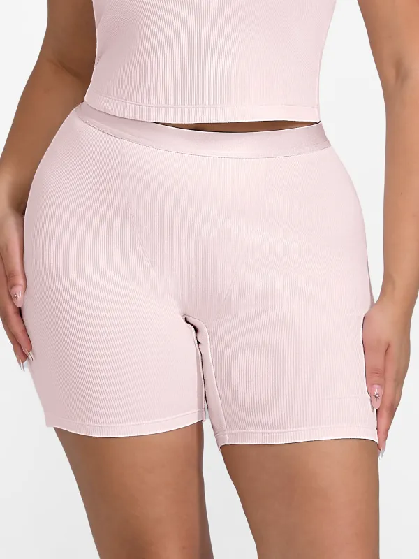 Feelingirl Comfortable Stretchy Mid-Waist Boxer Shorts sold by FeelinGirl