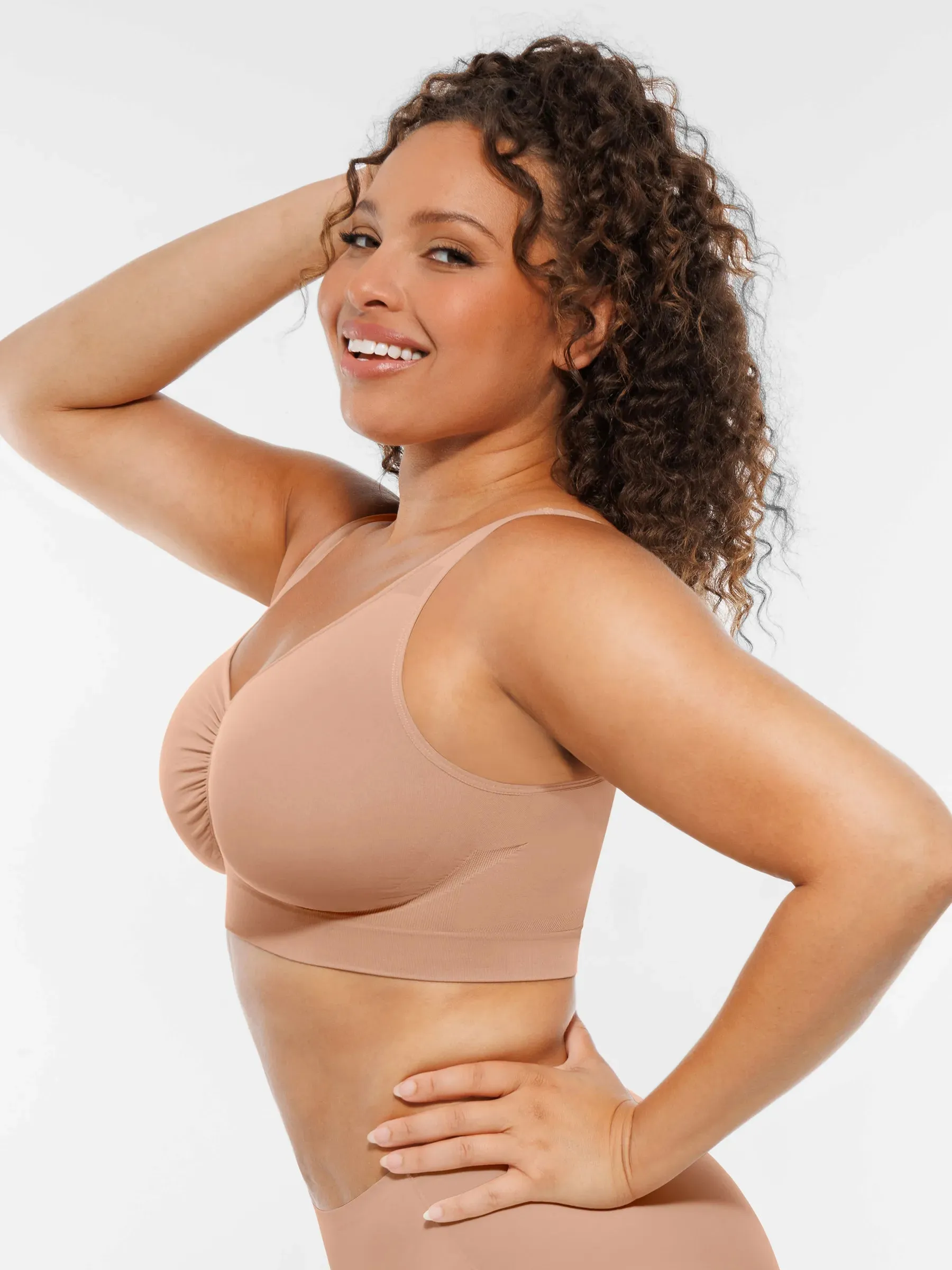 Seamless No Underwire Full Coverage Bra sold by FeelinGirl product image thumbnail 3