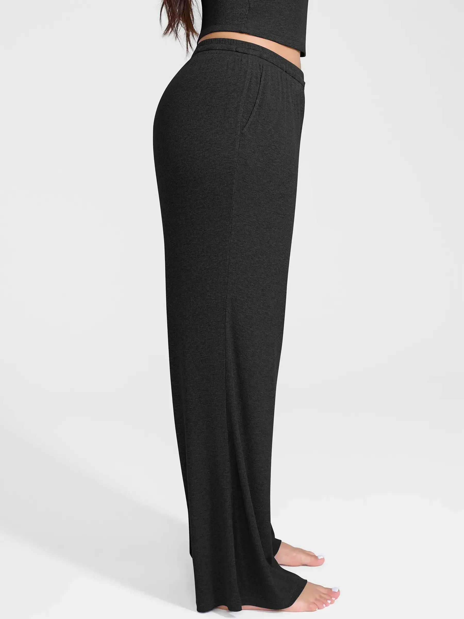 Feelingirl Breathable Ribbed Loungewear Pants sold by FeelinGirl product image thumbnail 5