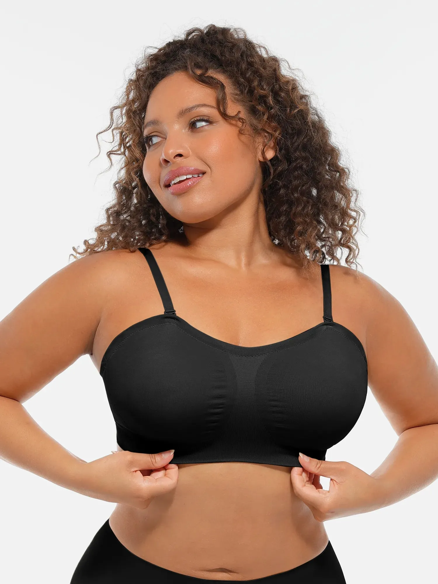 Feelingirl Seamless Strapless Anti-Slip Removable Pads Bra sold by FeelinGirl product image thumbnail 5