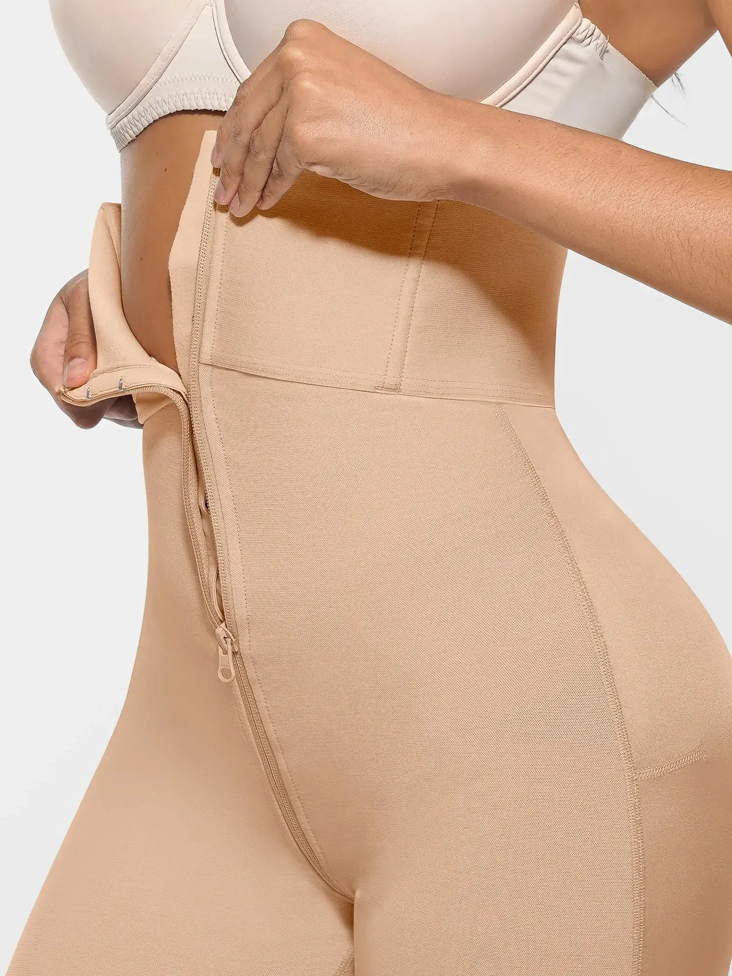 Feelingirl Wide Waistband Tummy Control Butt Lifting Shaping Shorts sold by FeelinGirl product image thumbnail 5