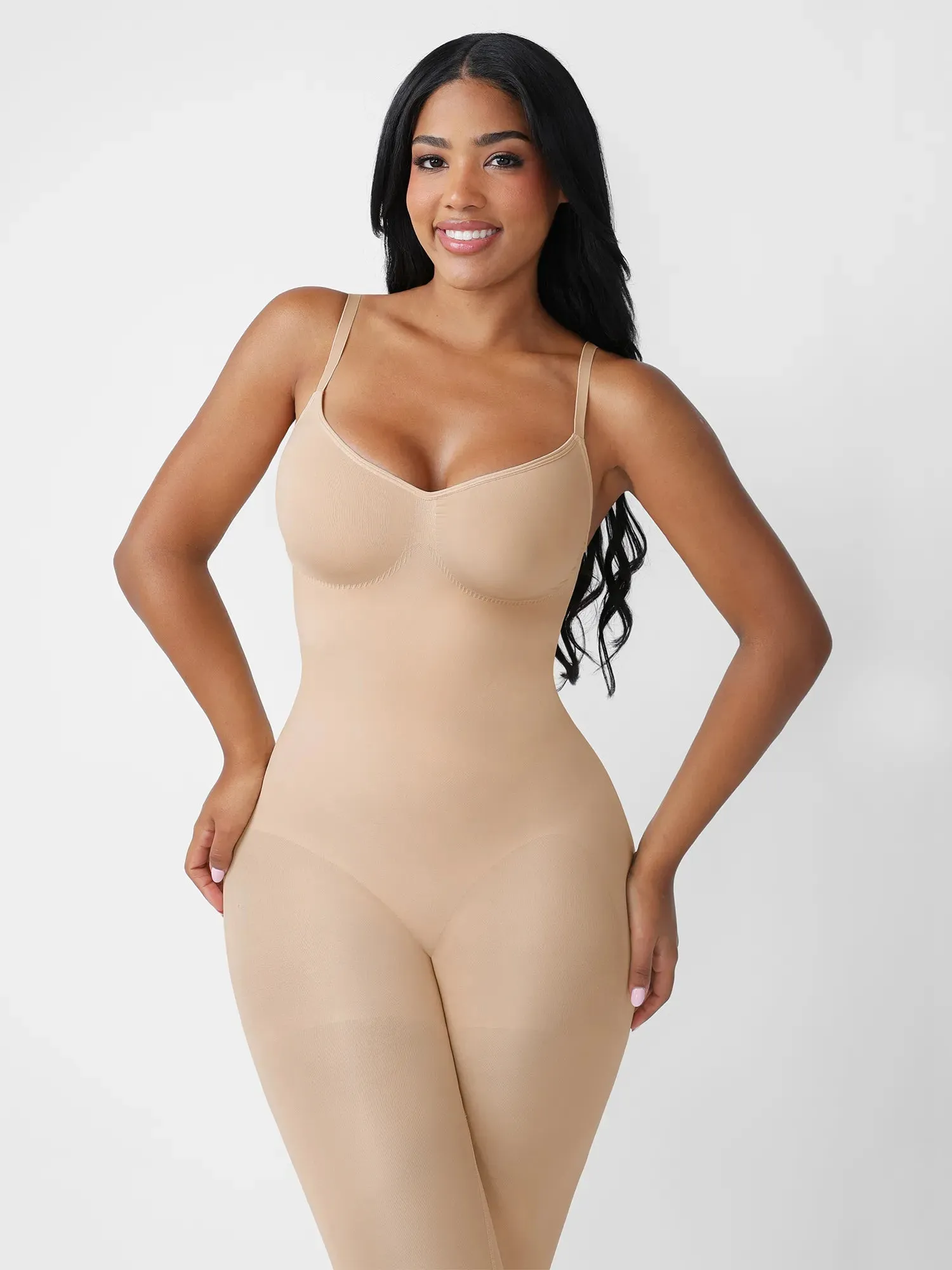 Feelingirl Seamless Full Coverage Shaping Bodysuit sold by FeelinGirl product image thumbnail 3