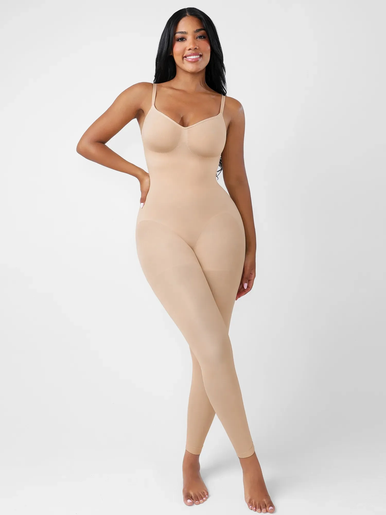 Feelingirl Seamless Full Coverage Shaping Bodysuit sold by FeelinGirl