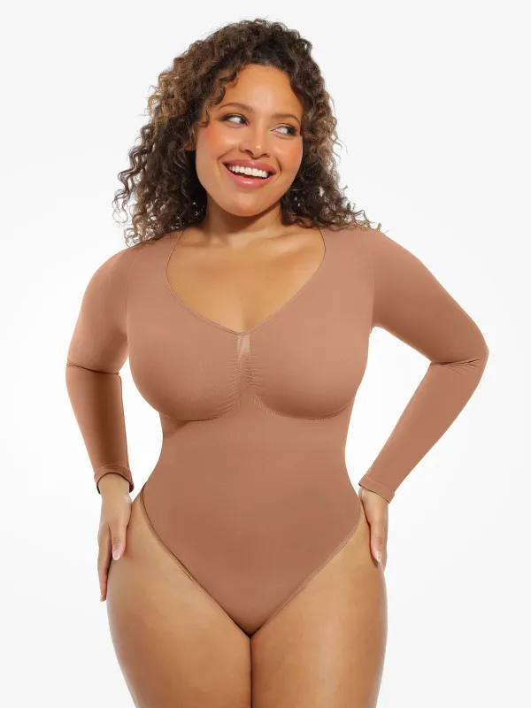 Feelingirl Seamless Supportive Long Sleeve Tummy Control Bodysuit [BOGO] sold by FeelinGirl
