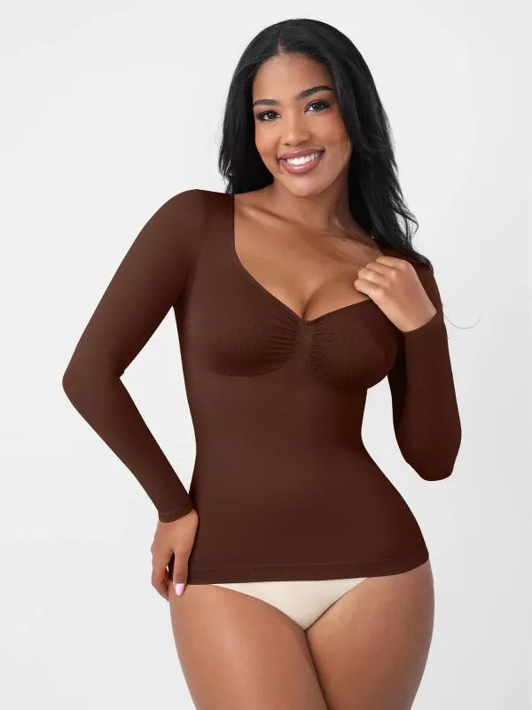 Feelingirl Everyday Seamless Long Sleeve Shaper sold by FeelinGirl