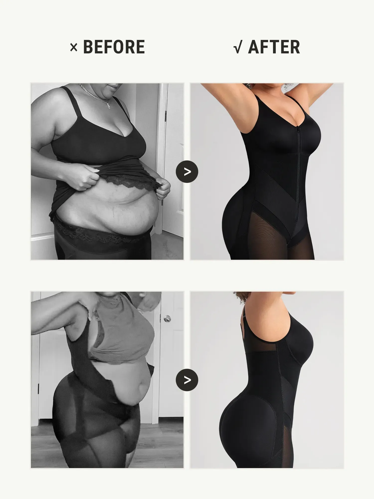 Feelingirl Full-Coverage Chest Faja Tummy Control Butt Lift Bodysuit sold by FeelinGirl product image thumbnail 4