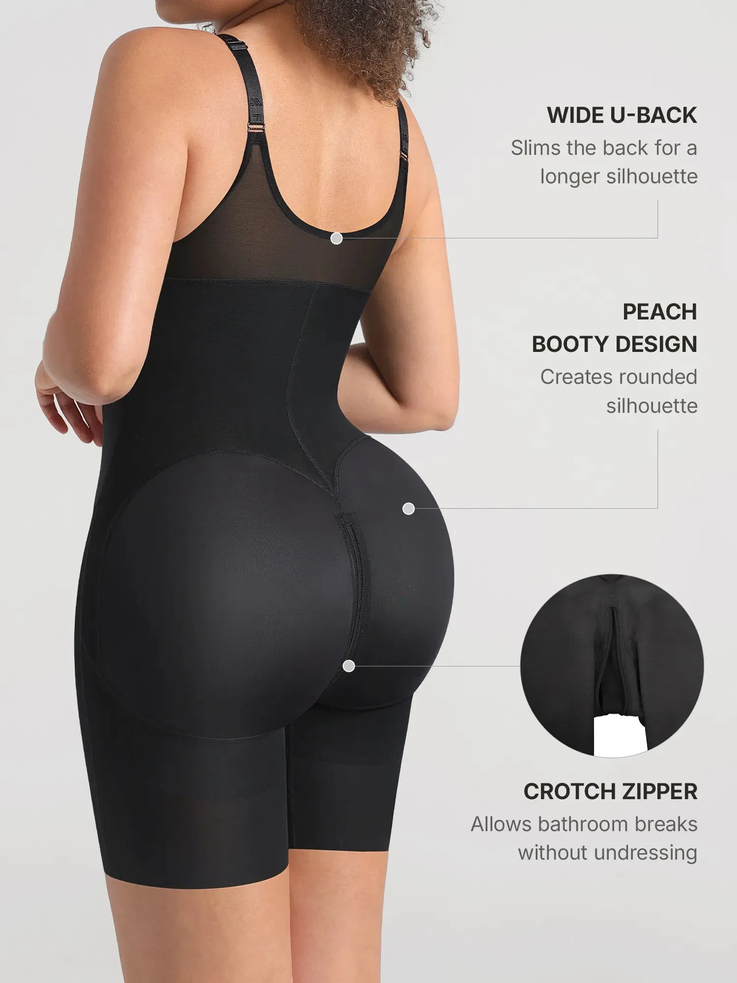 Feelingirl Full-Coverage Chest Faja Tummy Control Butt Lift Bodysuit sold by FeelinGirl product image thumbnail 3