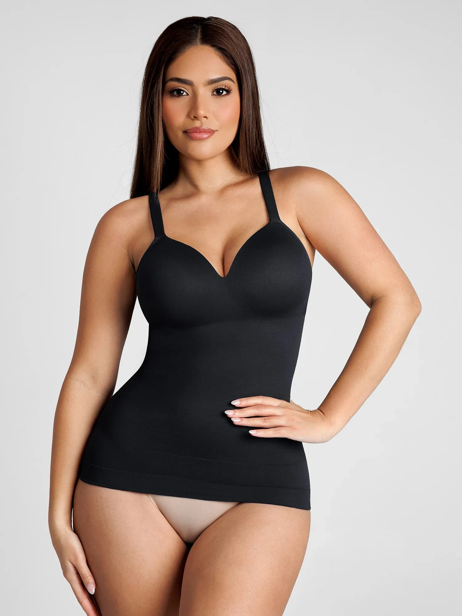 Feelingirl Seamless Built-In Bra Cami Top sold by FeelinGirl