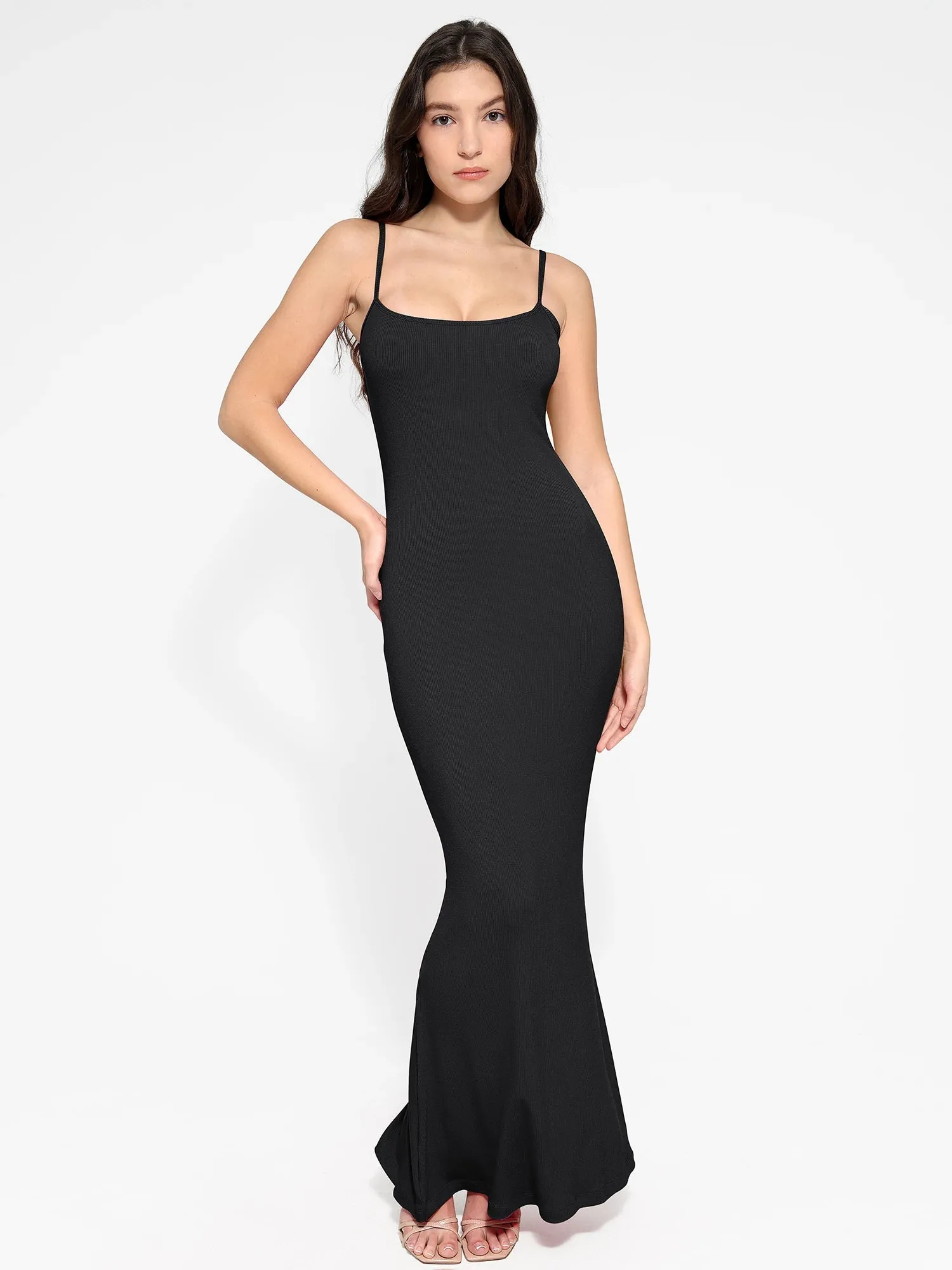 Popilush Shapewear Modal Slimming Maxi Slip Dress sold by FeelinGirl product image thumbnail 2