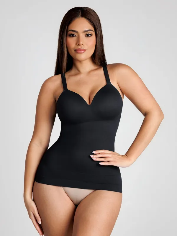 Feelingirl Seamless Built-In Bra Cami Top [BOGO] made by FeelinGirl