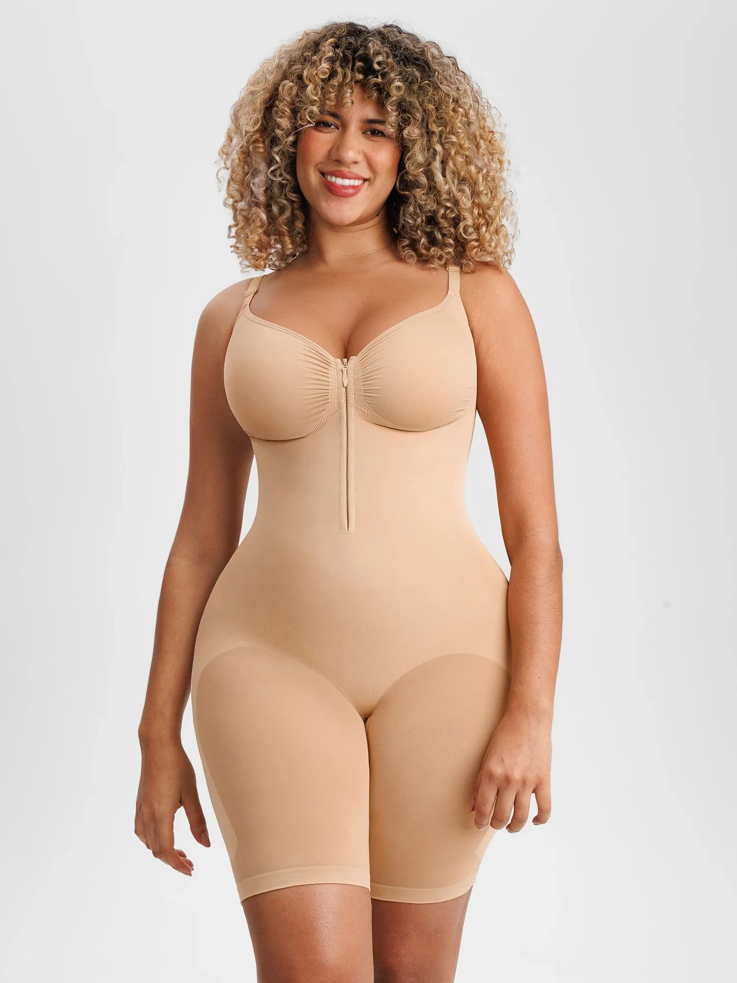 Tummy Control Seamless Stretch Bodysuit sold by FeelinGirl