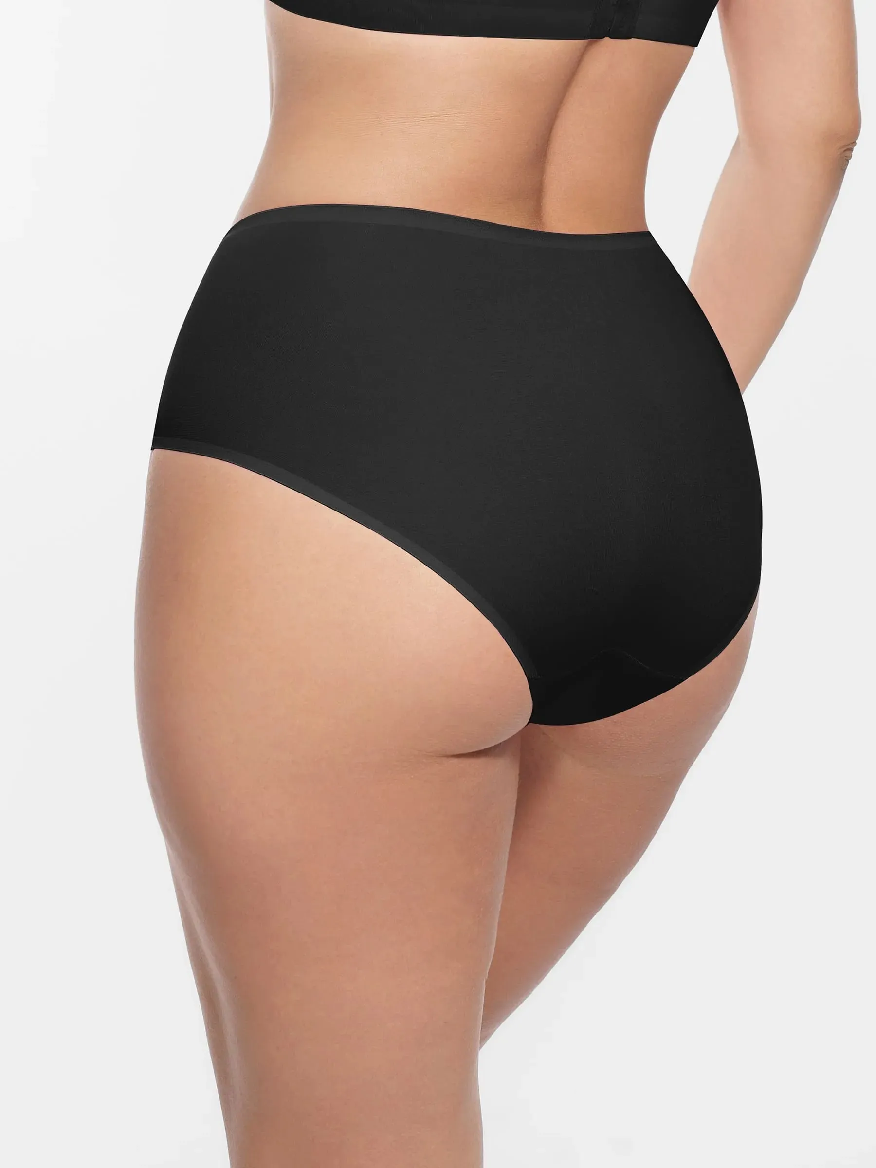 Cloud-Soft Mid-Waist Brief Panties sold by FeelinGirl product image thumbnail 2