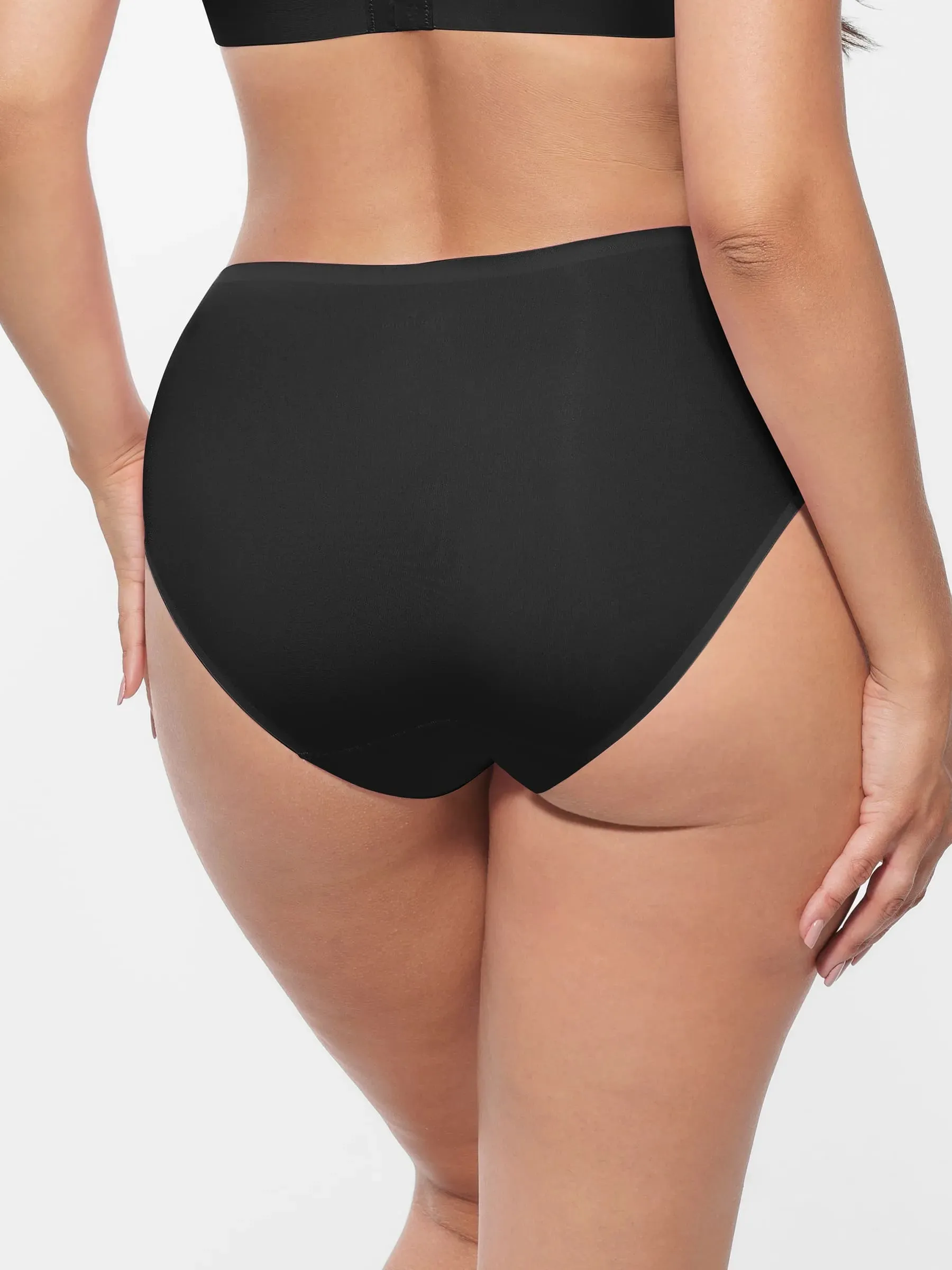 Cloud-Soft Mid-Waist Brief Panties sold by FeelinGirl product image thumbnail 5