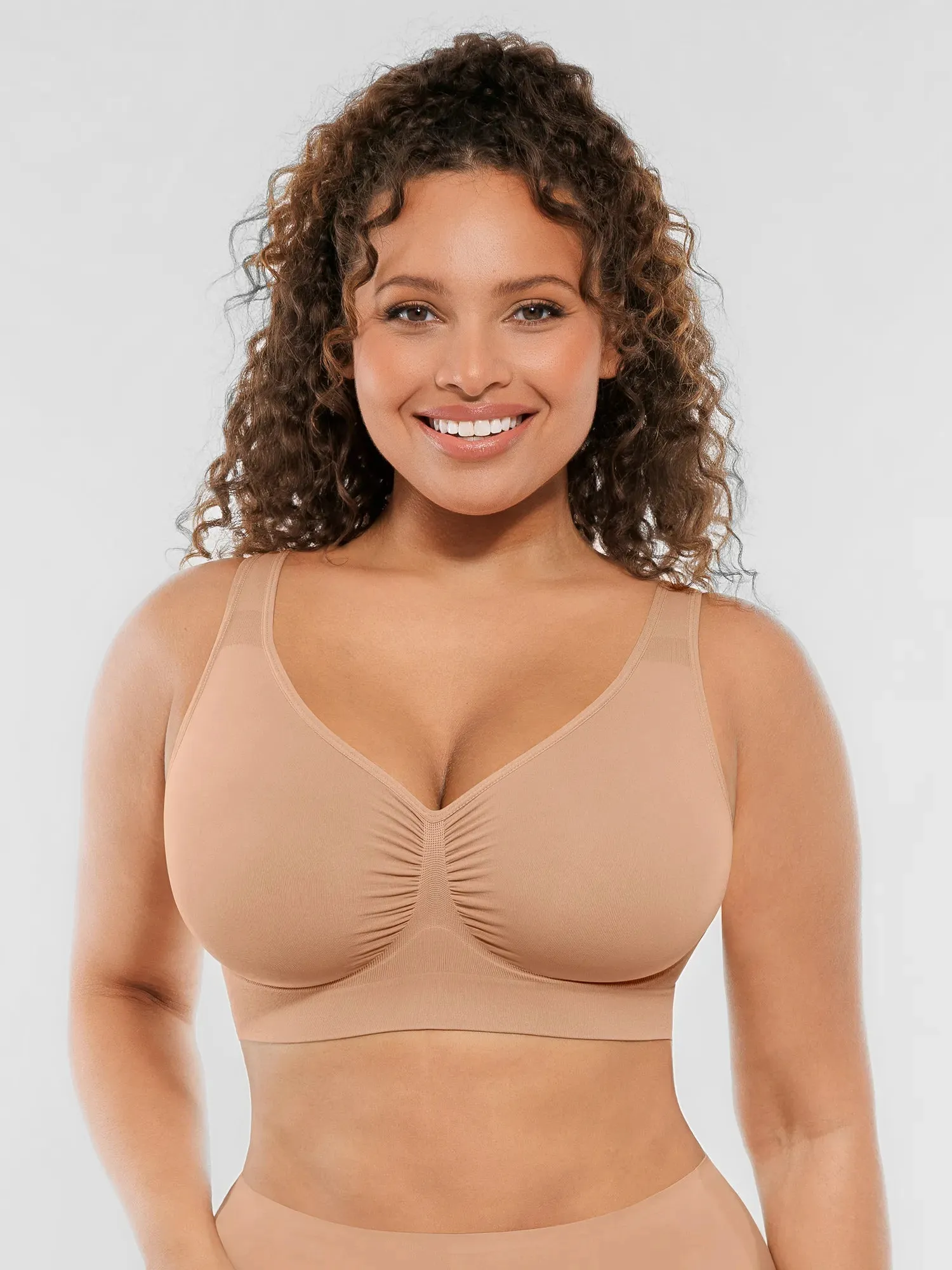 Seamless Wireless Full Coverage Bra sold by FeelinGirl