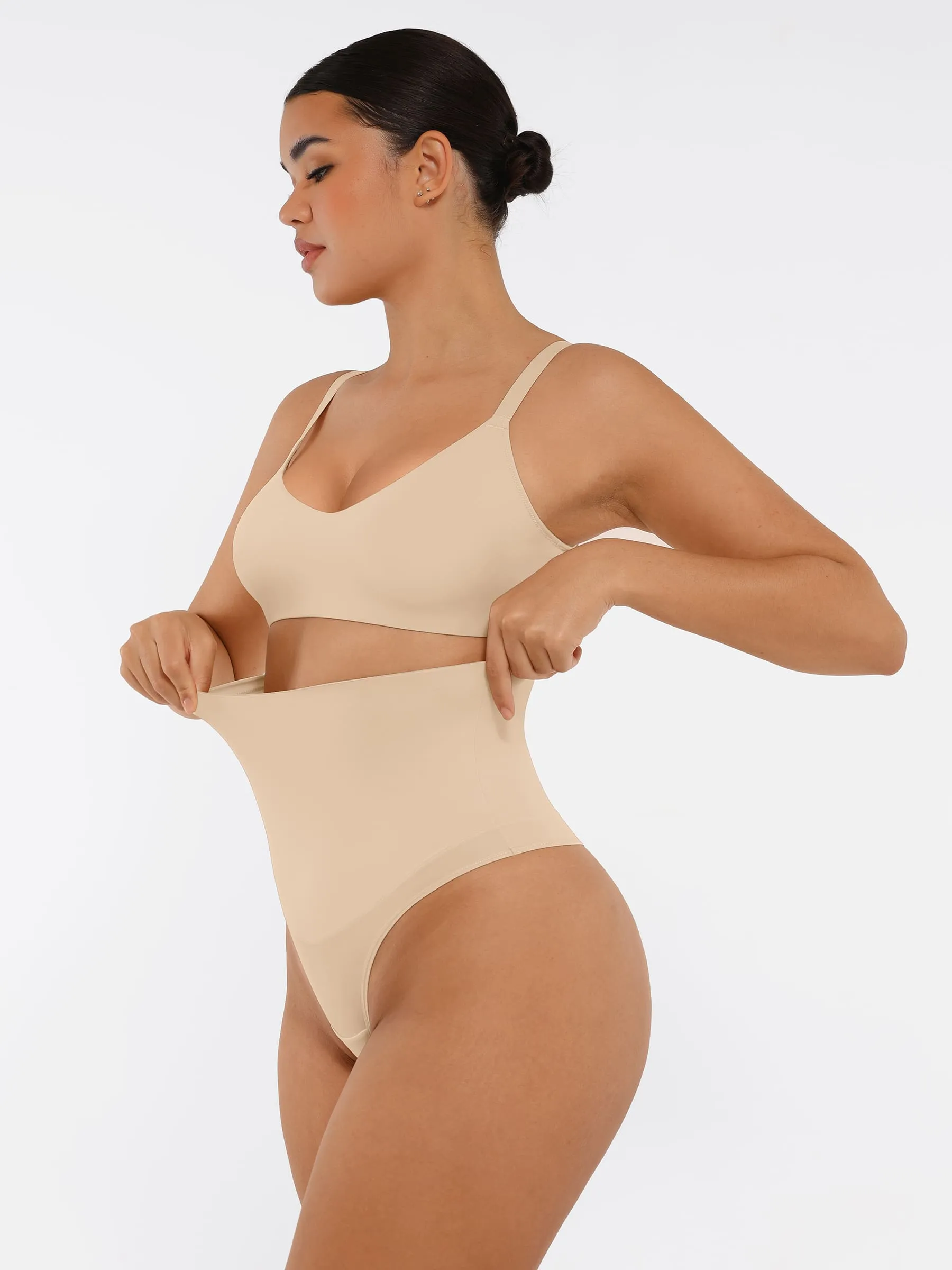 Breathable Tummy Control Thong sold by FeelinGirl product image thumbnail 5
