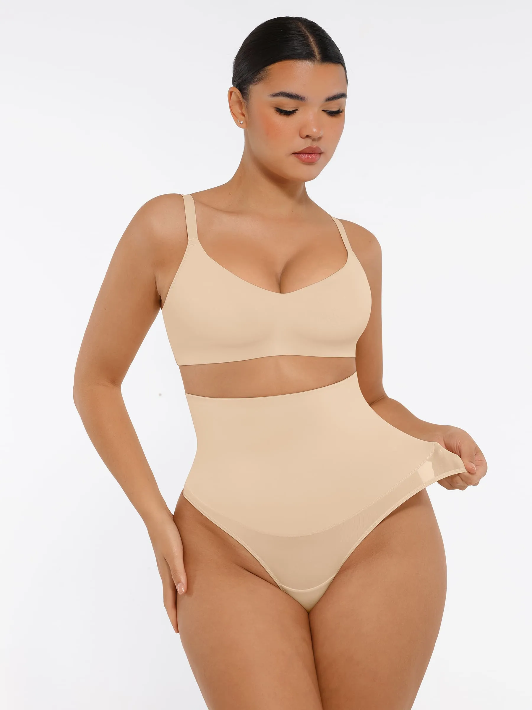 Breathable Tummy Control Thong sold by FeelinGirl product image thumbnail 4