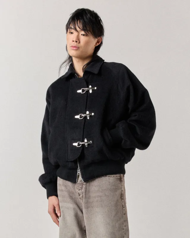 Fireman Clasp Jacket - Black sold by Ronning