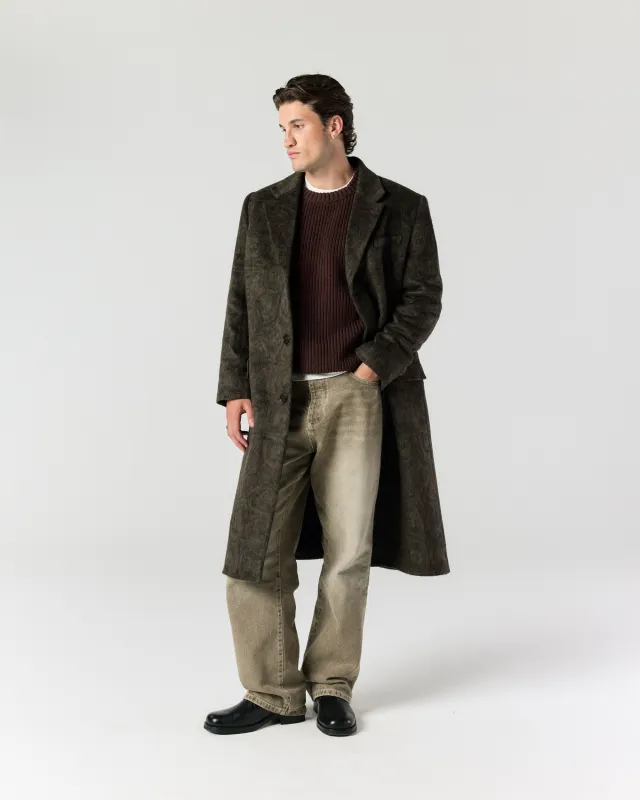 Wool Overcoat - Tortoise sold by Ronning