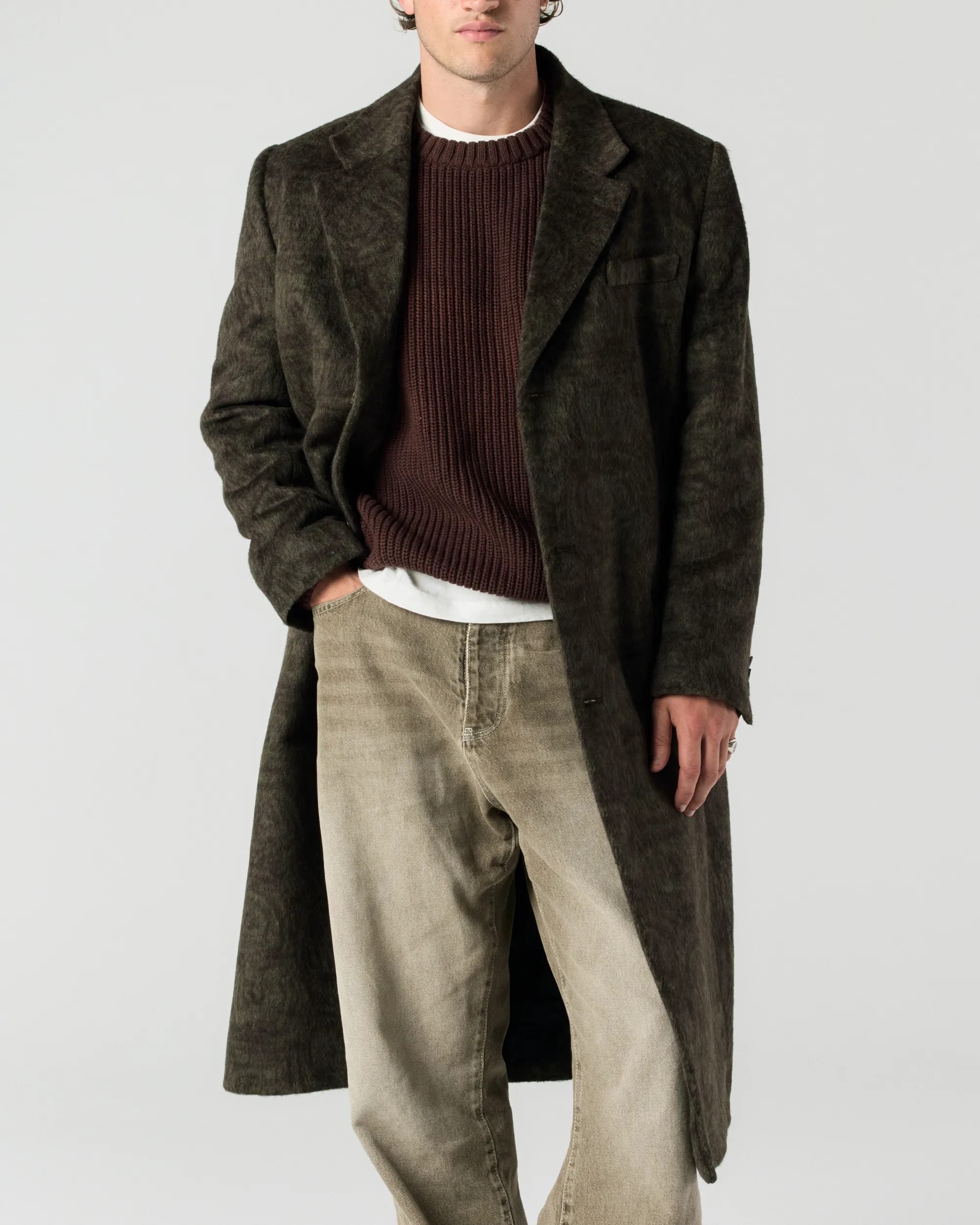 Wool Overcoat - Tortoise sold by Ronning product image thumbnail 3