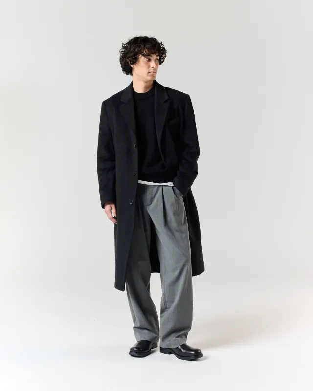 Wool Overcoat - Black sold by Ronning