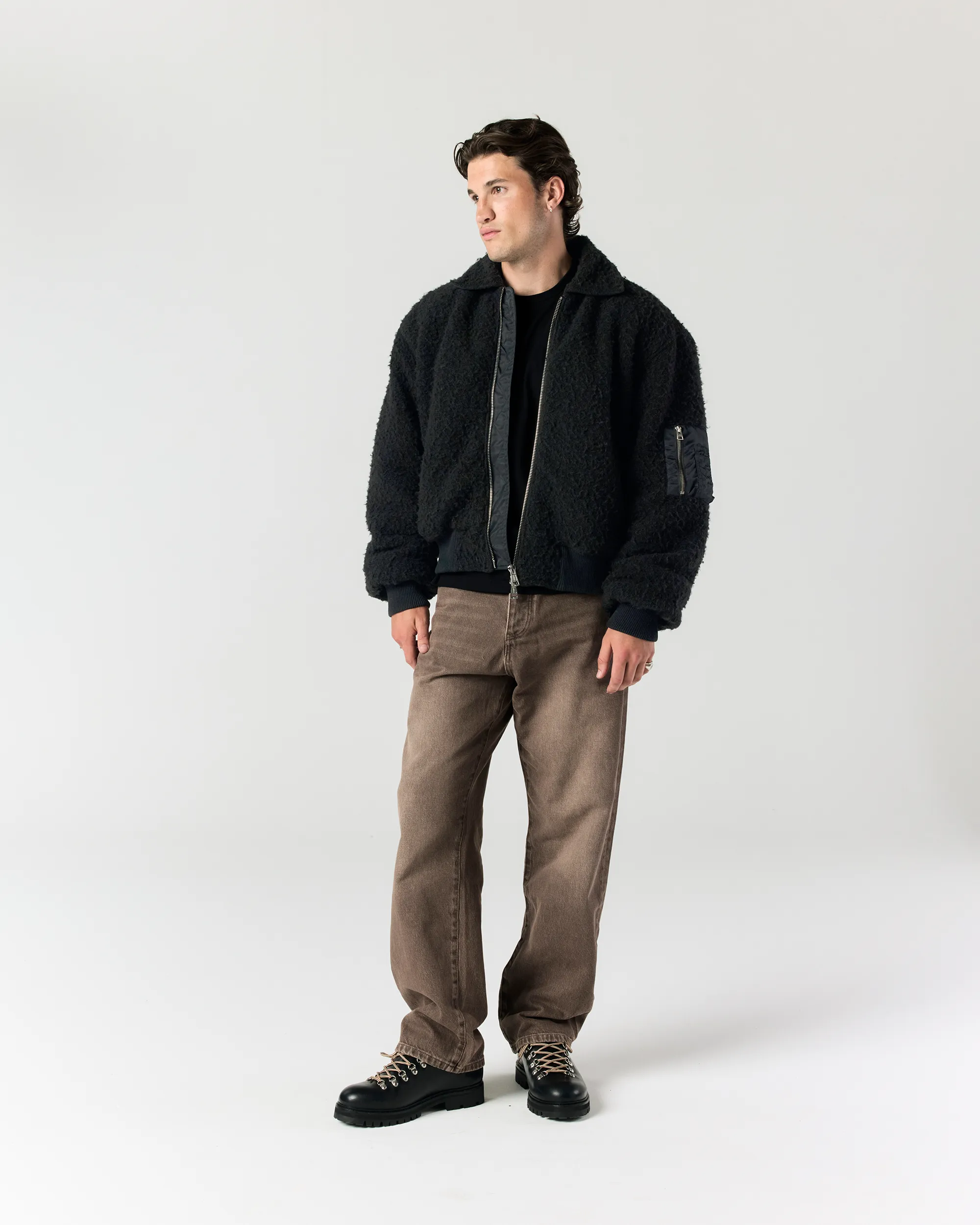 Casentino Bomber Jacket - Black sold by Ronning product image thumbnail 3
