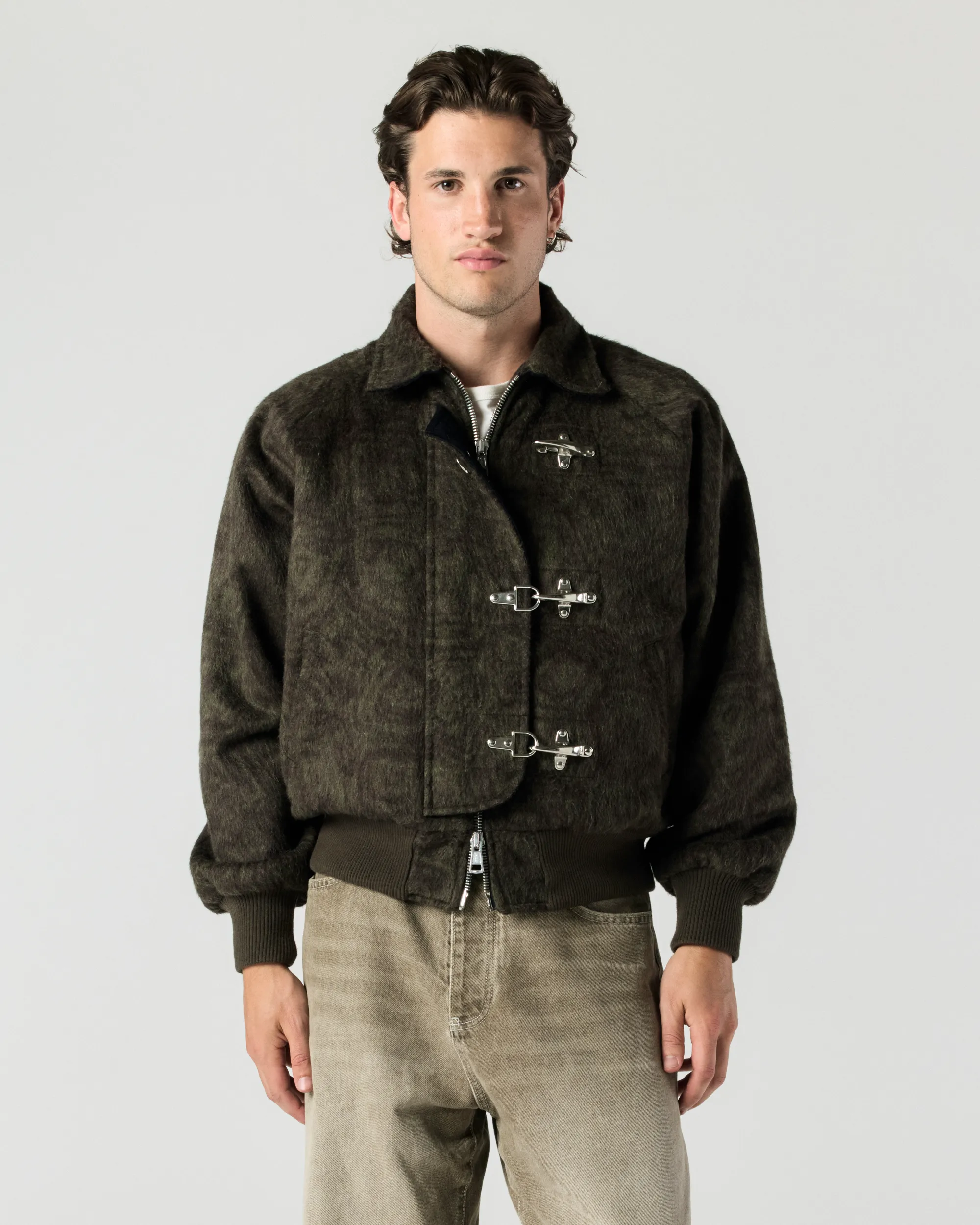 Fireman Clasp Jacket - Tortoise sold by Ronning