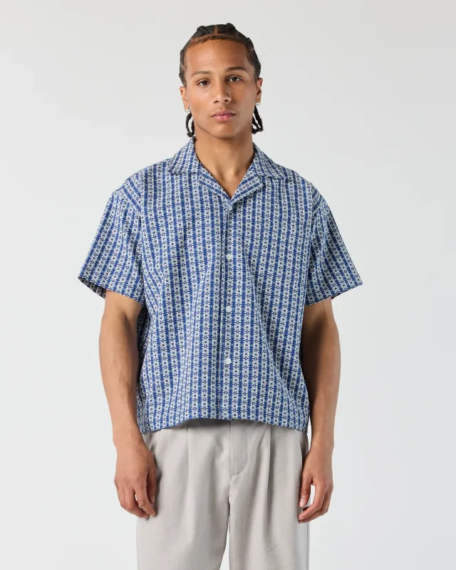 Geometric Shirt - Blue sold by Ronning