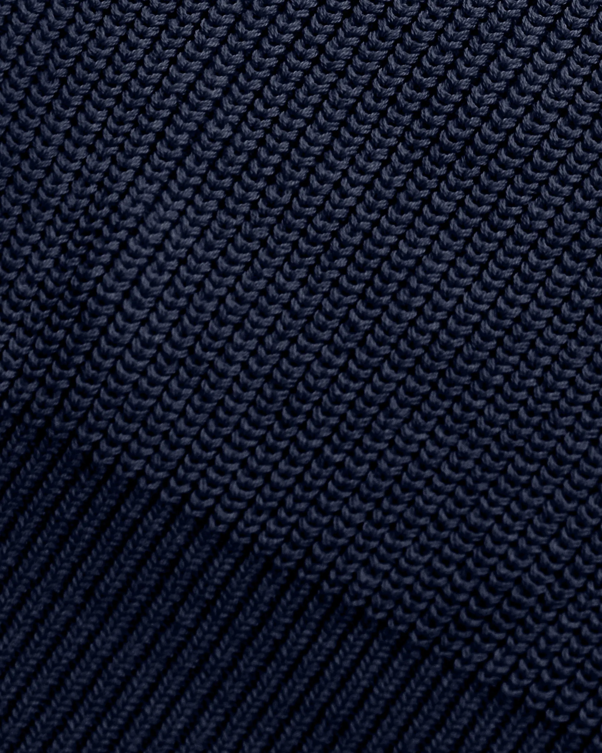 Knit Polo Sweater - Navy sold by Ronning product image thumbnail 4