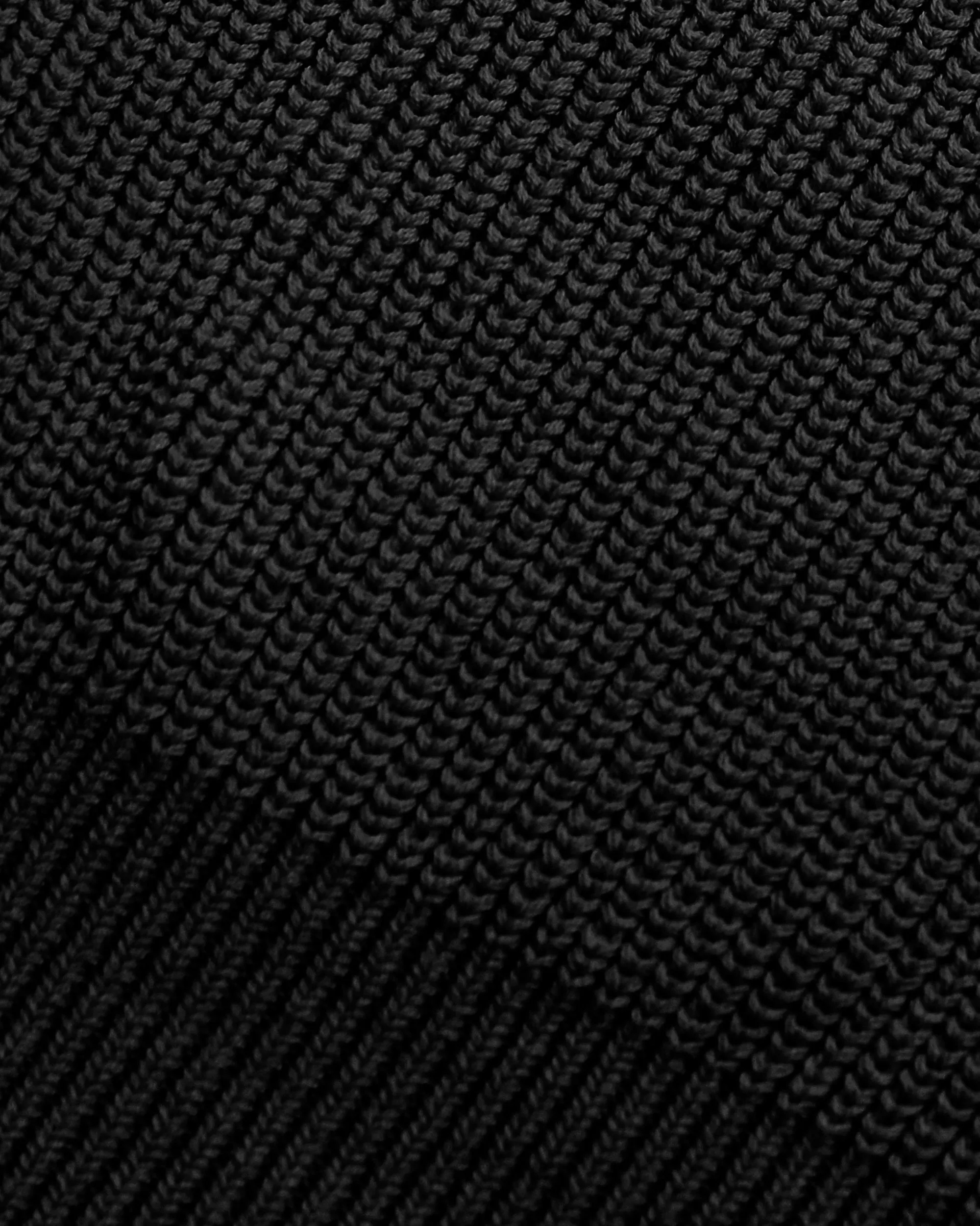 Knit Polo Sweater - Black sold by Ronning product image thumbnail 4