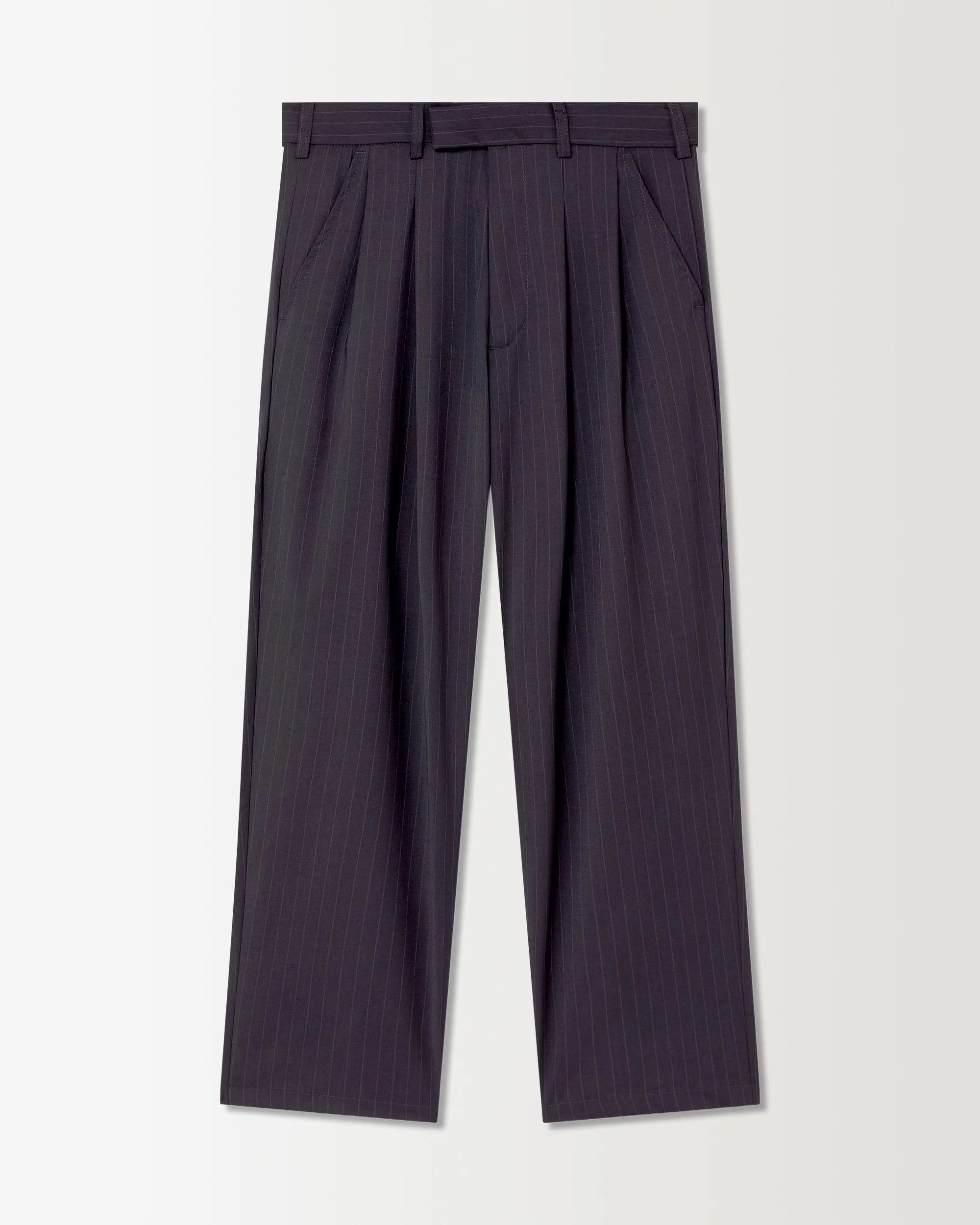 Pleated Pant - Navy Pinstripe sold by Ronning product image thumbnail 2
