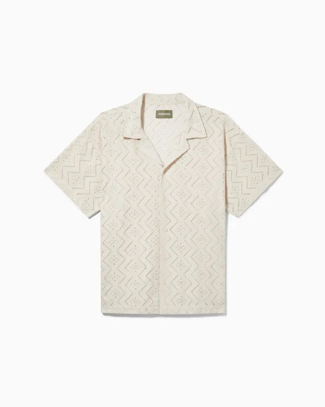 Lace Shirt - Stone sold by Ronning