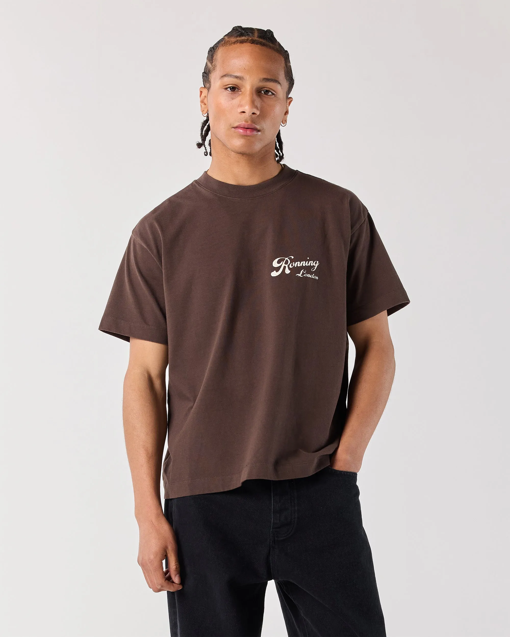 Records Tee - Mocha Brown sold by Ronning product image thumbnail 3