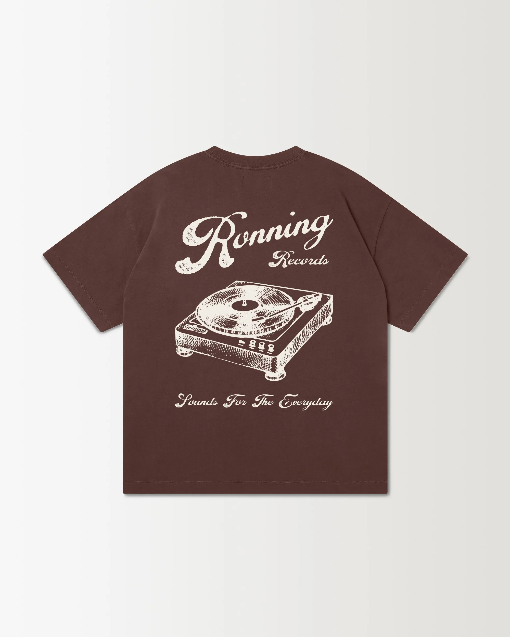 Records Tee - Mocha Brown sold by Ronning product image thumbnail 2